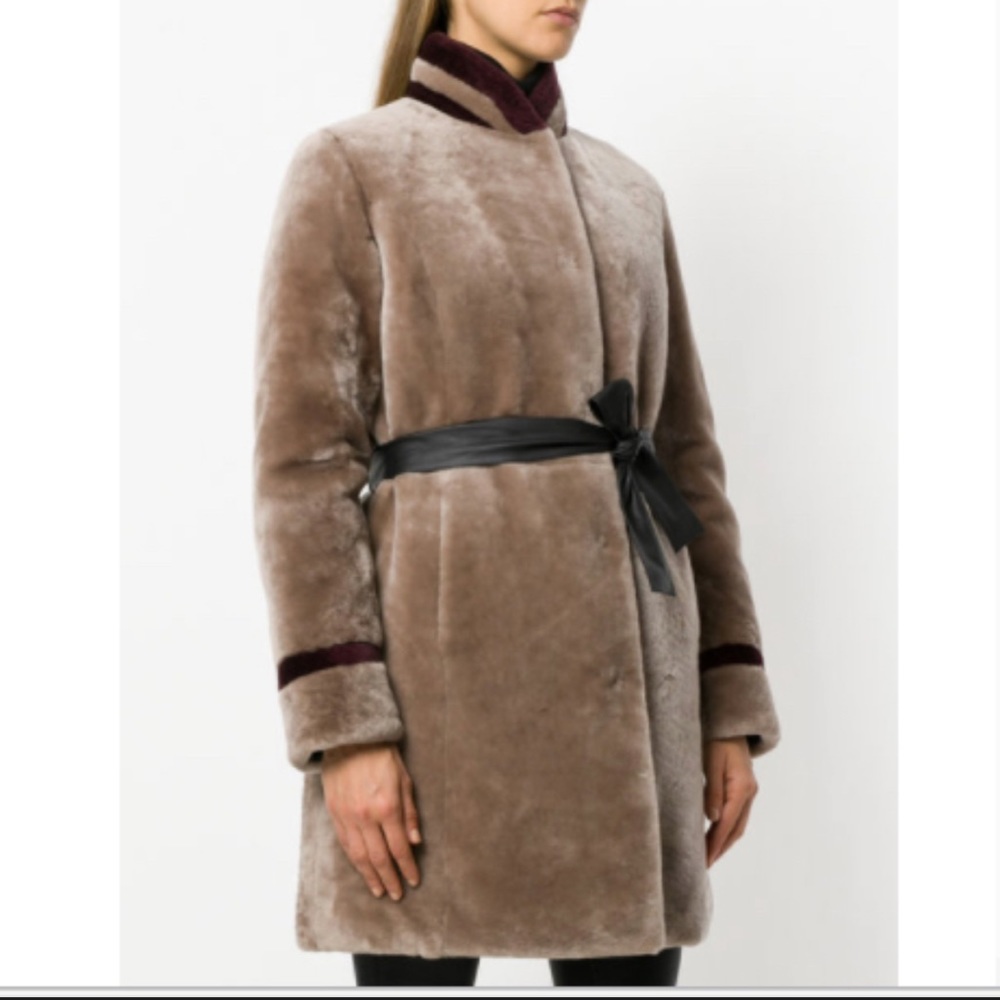 Shearling Lambskin Reversible Coat